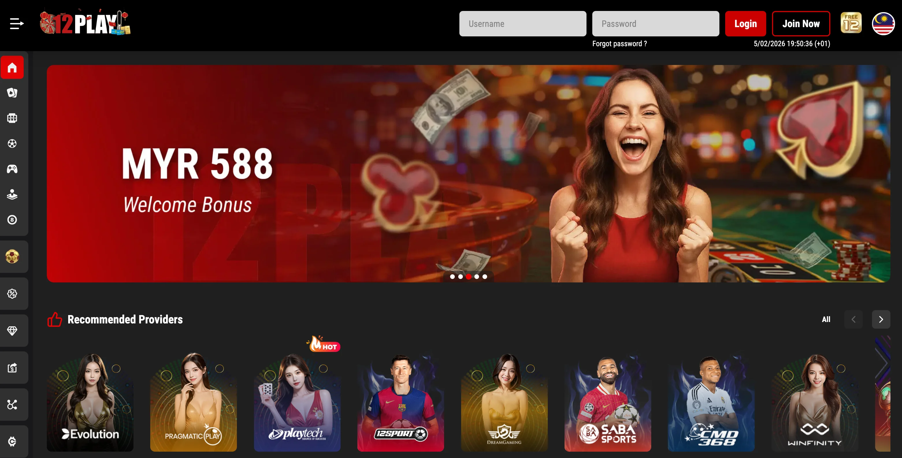 12Play Malaysia - casino online Malaysia for beginners